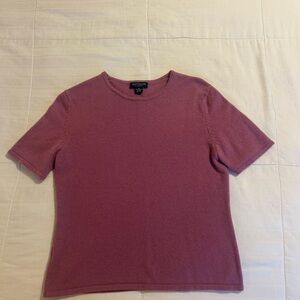 Ann Taylor Cashmere Pink Knit Top